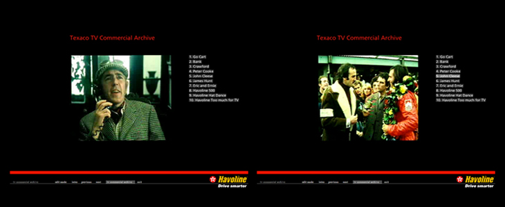 Texaco - Havoline CD-ROM - TV Advertising Archive featuring Peter Cook and John Cleese