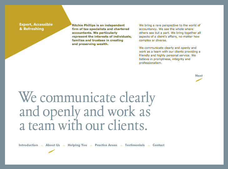 Ritchie Philips - Website - About Us