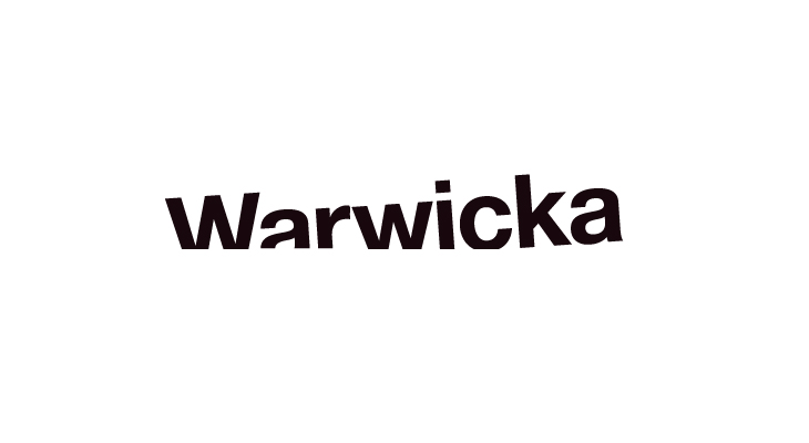 Warwicka - Identity - Logotype on white