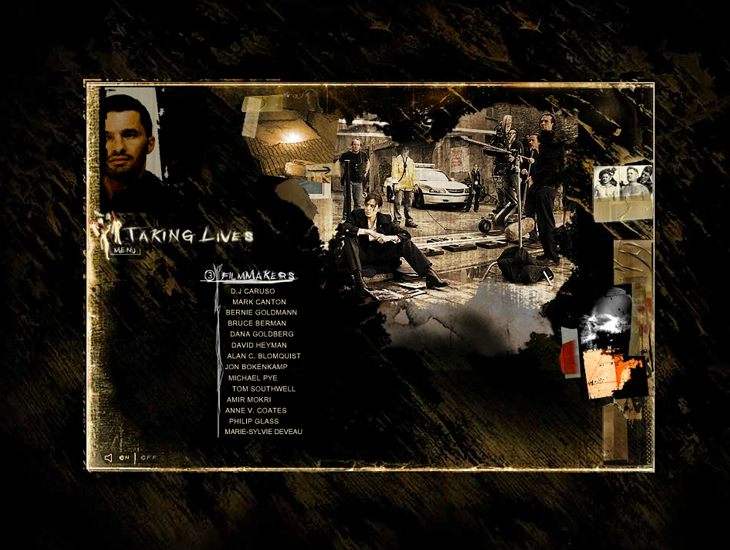 Warner Brothers - Taking Lives - Website - Filmmakers
