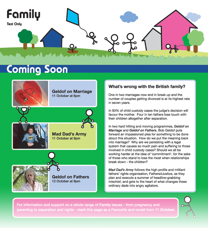 Channel 4 - Family Website - Holding page