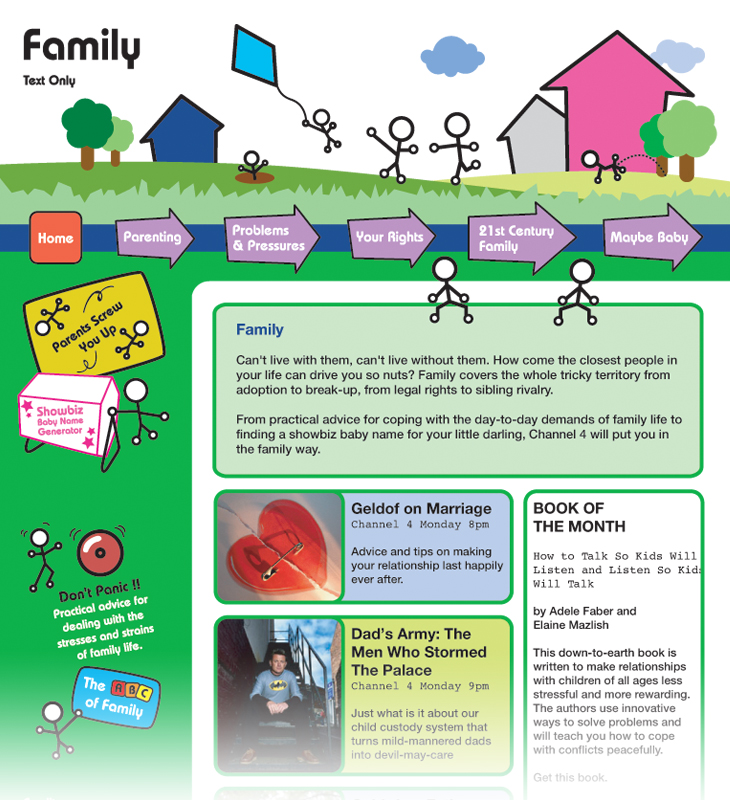 Channel 4 - Family Website - Home