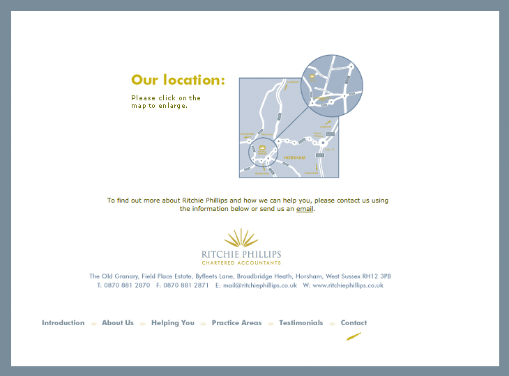 Ritchie Philips - Website - Contact Us