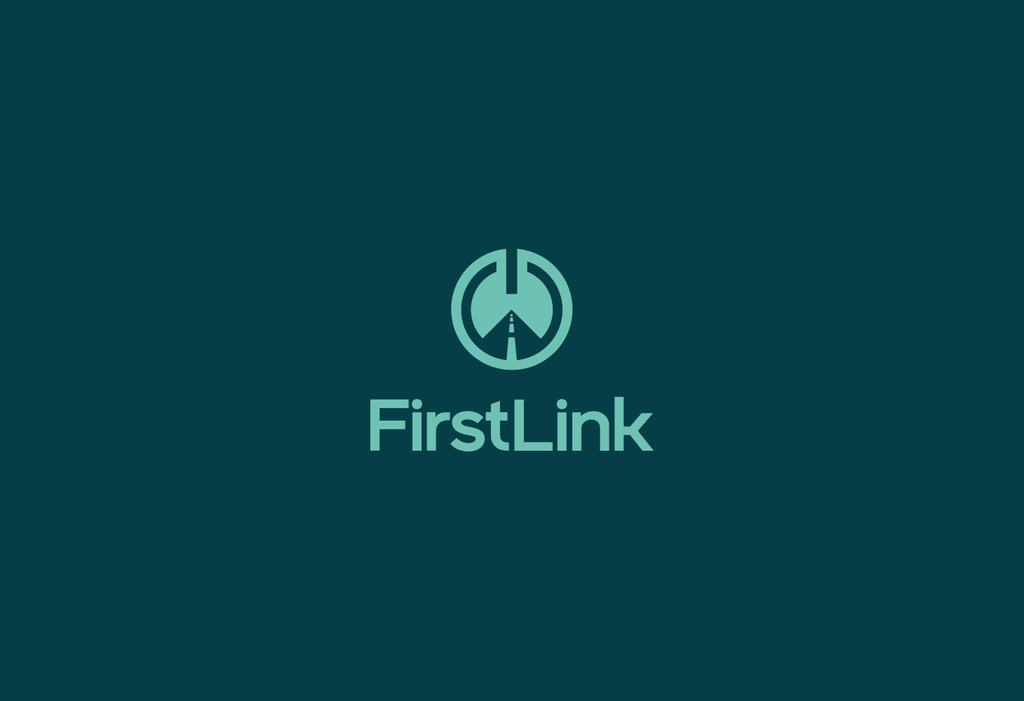 FirstLink Logotype, vertical