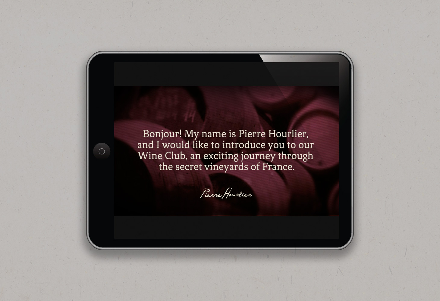 Hourlier Wines - Wine Club Advert - 1