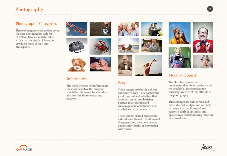 Our Place - Brand Guidelines - Photography