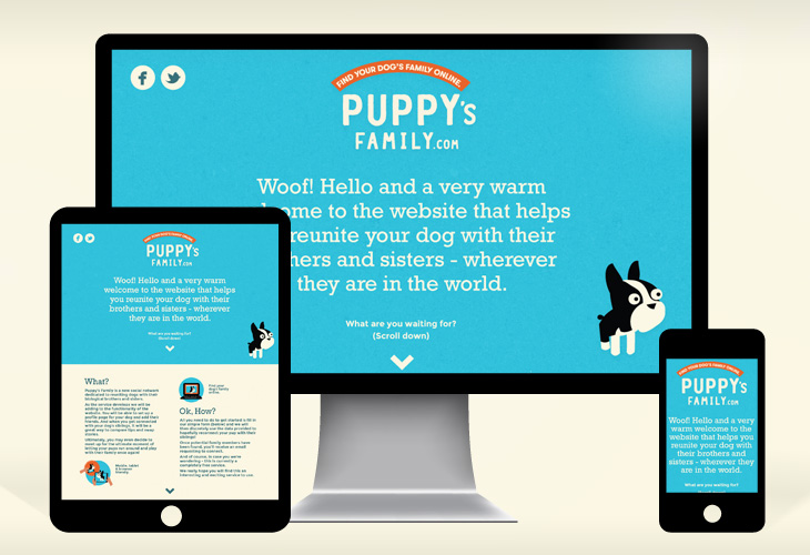 Puppy's Family - Website