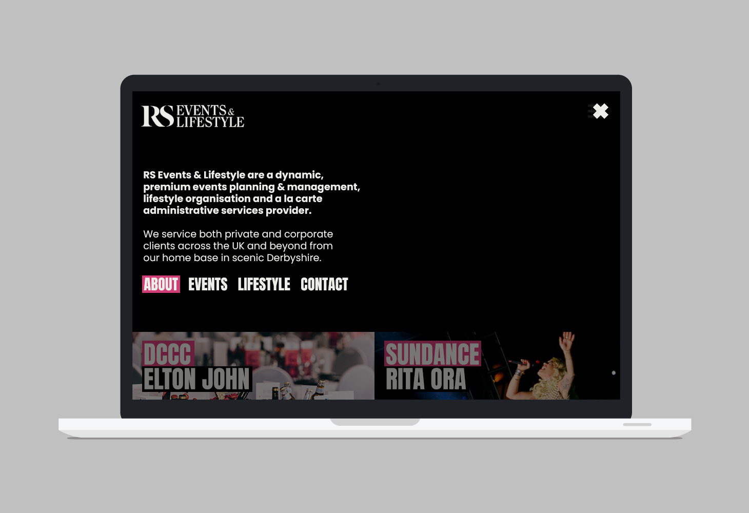 RS Events & Lifestyle - Website - Home