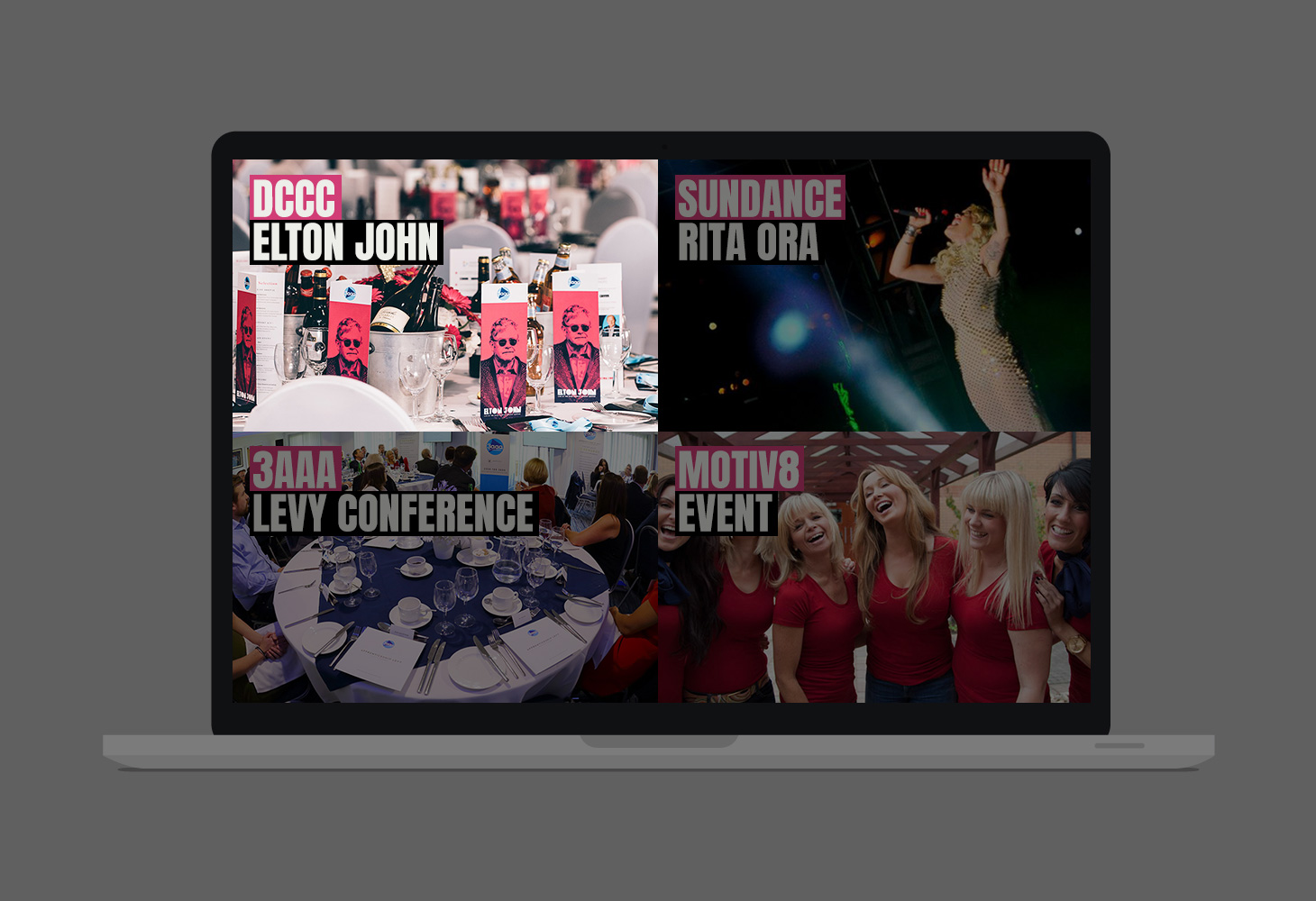 RS Events & Lifestyle - Website - Proejcts