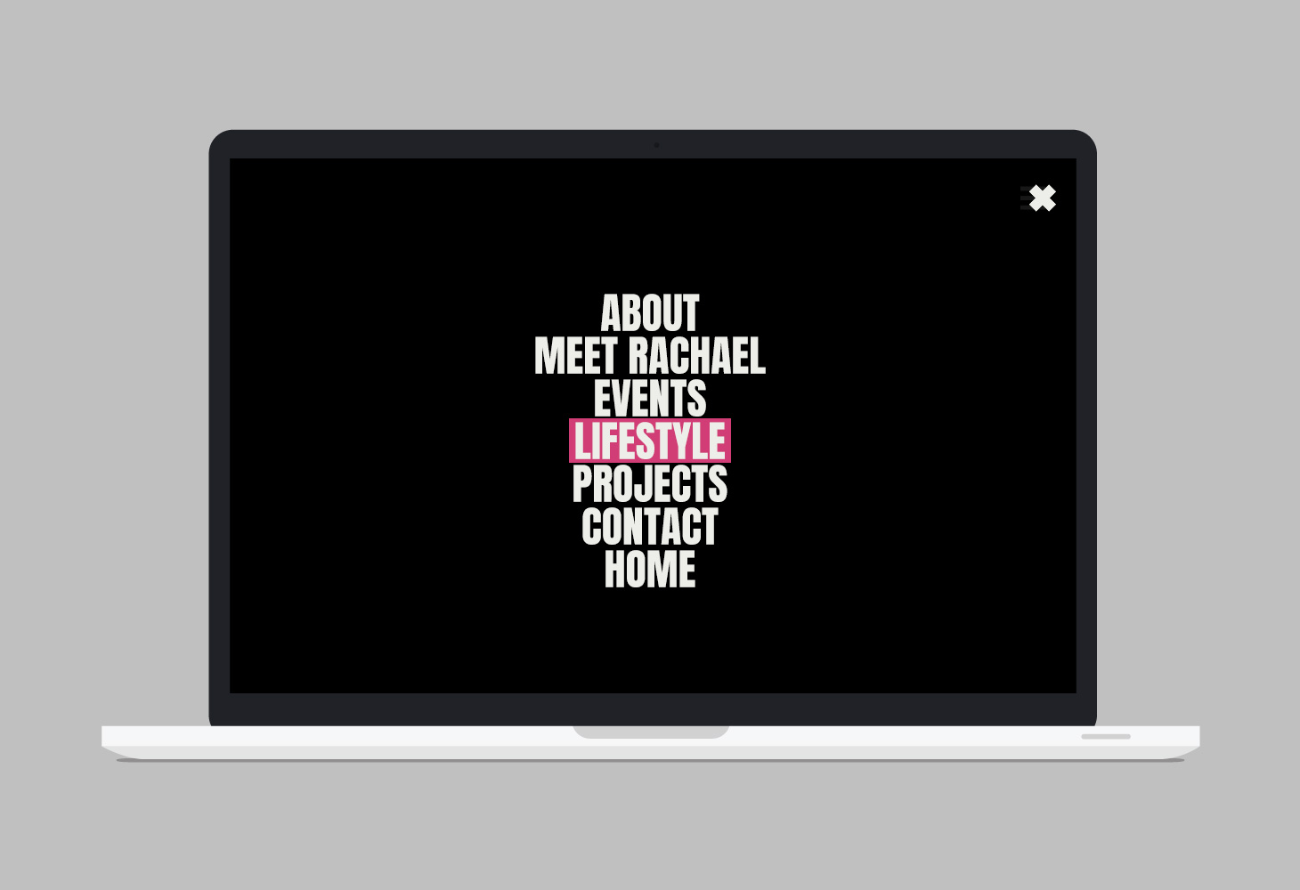 RS Events & Lifestyle - Website - Nav menu