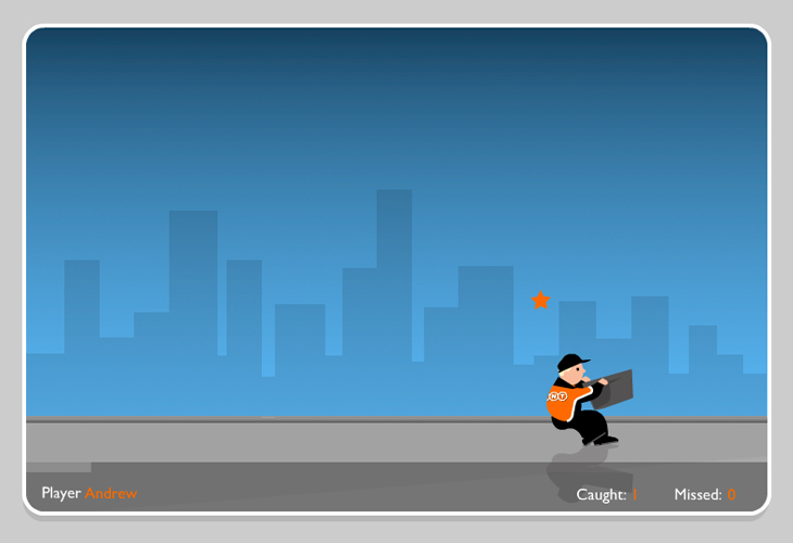 TNT - Catch a Star Flash Game