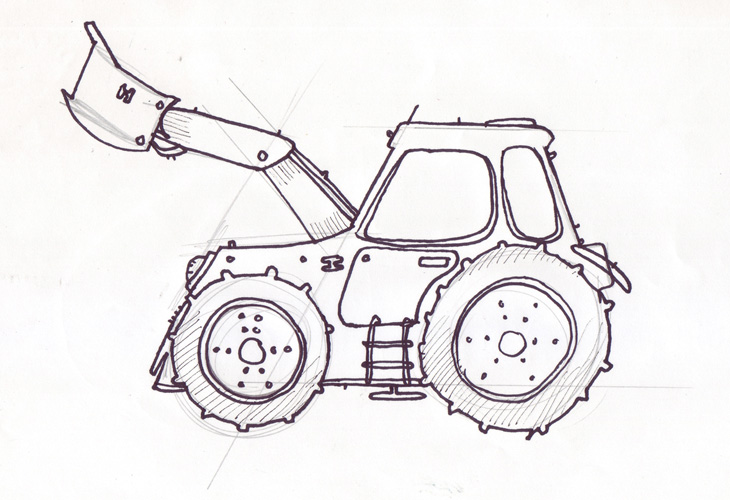Tractor - Illustration