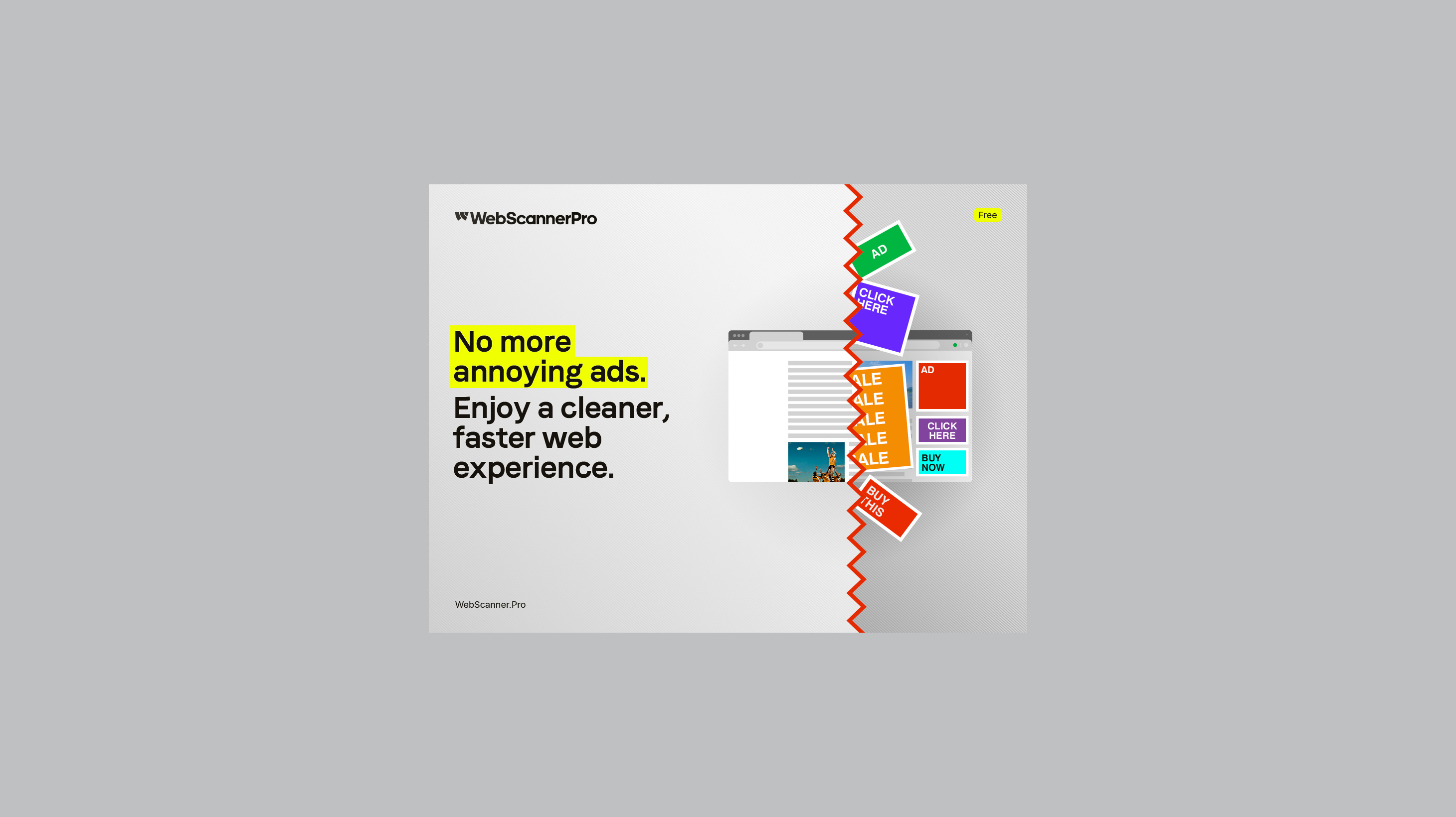 No more annoying ads