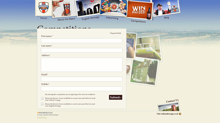 Bombardier - Website - Competition form
