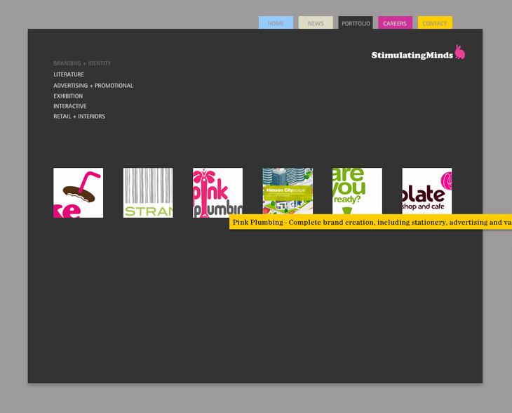 Stimulating Minds - Website - Portfolio